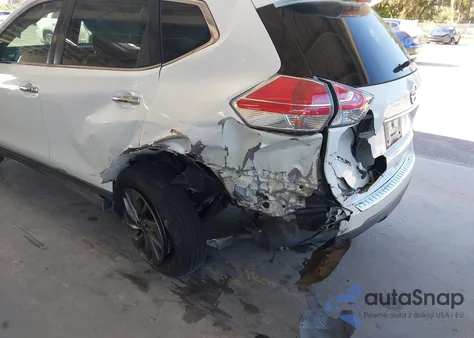 2016 Nissan Rogue Sl из США, поврежденный, VIN KNMAT2MTXGP668207